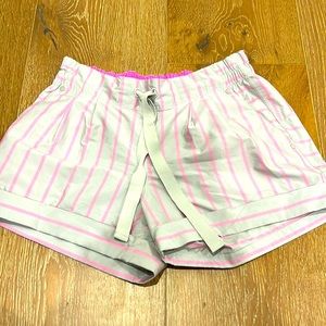 Lululemon striped walking shorts